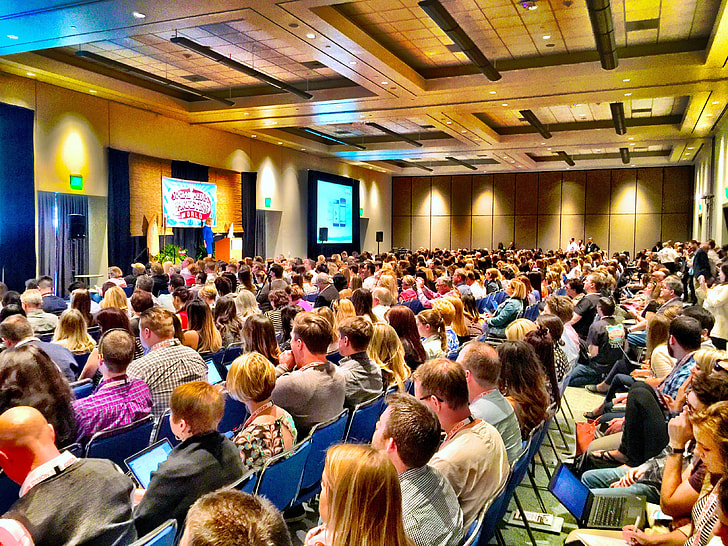 generic audience at a conference